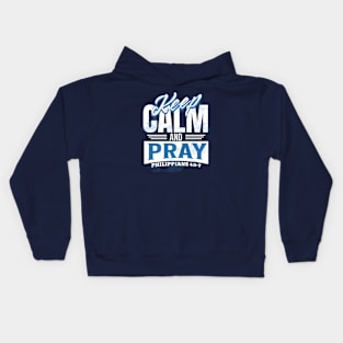 Keep Calm and Pray Kids Hoodie